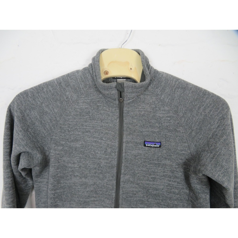 Patagonia Jacket Mens Medium Gray Better Sweater Fleece Full Zip Hiking Outdoors - Picture 2 of 9